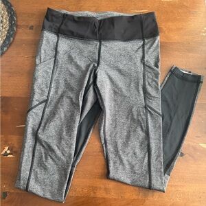 Lululemon Grey and Black Leggings